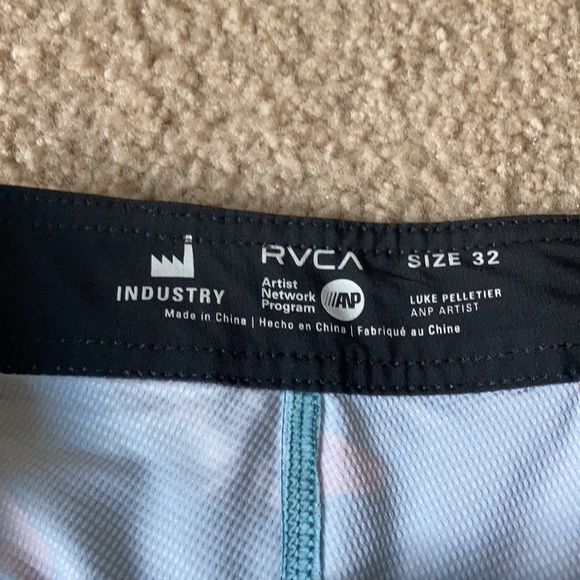 RVCA ANP Luke Pelletier Papaya Boardshorts 32 - Picture 2 of 3